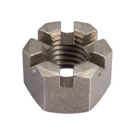 Ecrou à CRENEAUX HK M10 Acier zingué - 1 pièce