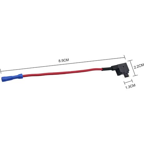 Porte-fusibles 12V pour voiture, 5 jeux, ajouter un Circuit, Mini adaptateur de robinet à profil bas, lame avec 5 pièces 15A (1/5)