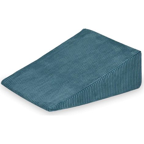 Coin de jeu en mousse, velours côtelé bleu (1/5)