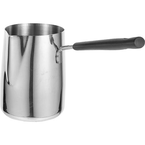 Bouilloire portable en acier inoxydable pour tasse à lait, compatible avec une utilisation en cuisine. (1/5)