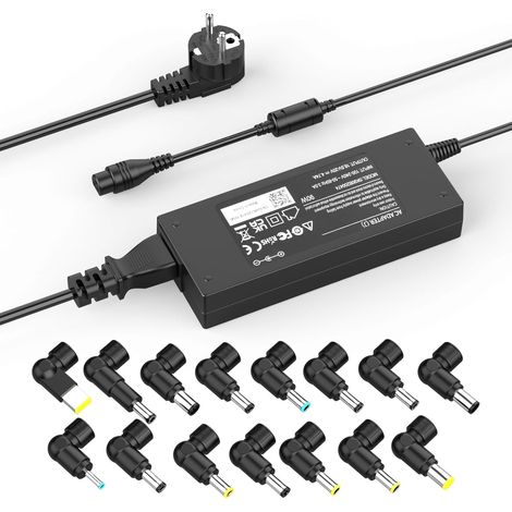 90W Chargeur Universel PC Portable pour 15 Connecteurs Et Cordon d'alimentation (1/5)