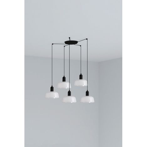 TATAWIN S 5L Colgante cristal blanco