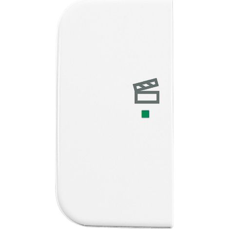 BUSCH-JAEGER Bascule 6233-22-214, double droite, scène, free@home, blanc alpin