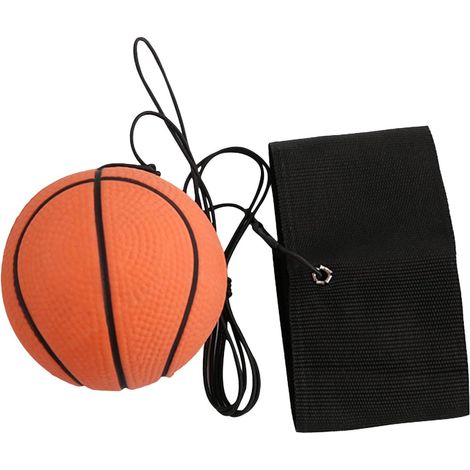 balle de rebond du poignet, volant sur ficelle, balle de retour du poignet, balles de sport pour les poignets, balle ruban pour les poignets, exercices de réflexes, basketball (1/4)
