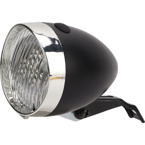 Phare de Vélo Vintage à LED, Éclairage Avant Rétro pour Sécurité Nocturne en Cyclisme (1/5)