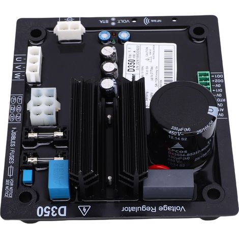 Régulateur Automatique D350 AVR sans Serveur - Stabilisateur Numérique avec Réponse, Compréhension, Conception Compacte et compatibilité avec les Carreaux (1/4)