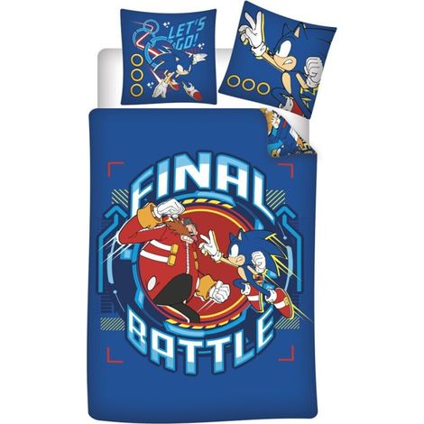 Parure de lit réversible Sonic - -Final Battle- - 140 cm x 200 cm (1/2)