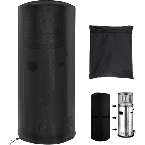 Housse de protection pour chauffage de terrasse - Oxford 600D - Coupe-vent - Anti-UV - 50 x 50 x 120 cm (1/5)
