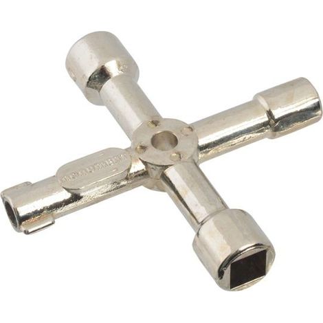 Monument MON2059 Multi Purpose Four Way Key 2059M Radiator Key (1/2)