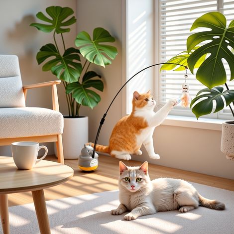 Un tout nouveau modèle 2026 : une baguette-jouet innovante qui divertit les chats sans fin.