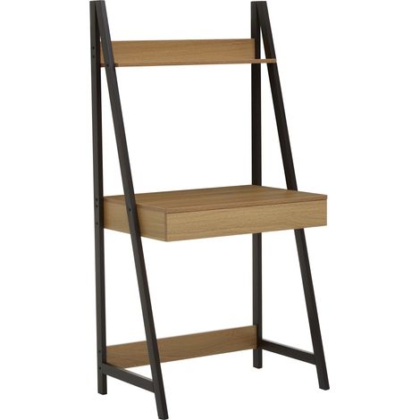 Premier Housewares Bradbury Natural Oak Effect Desk (1/5)