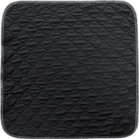Cambiador impermeable - Reutilizable - Apto para sillas, sillones reclinables y sofás - 50 x 50 cm - Negro (1/5)