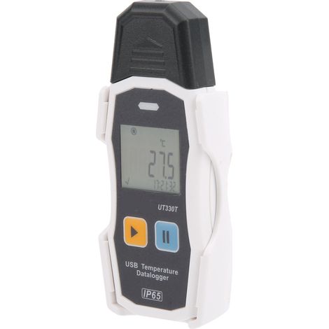 Enregistreur de température et d'humidité UT330T, thermomètre USB industriel, capteur d'hygrométrie intérieur, moniteur de données avec horodatage. (1/5)