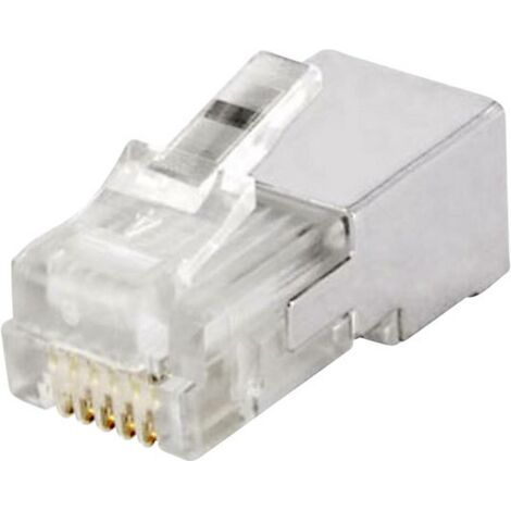 Fiche modulaire mâle econ connect MPL6/6RG RJ12 mâle, droit Pôle: 6 métal 1 pc(s) Y991751 (1/4)