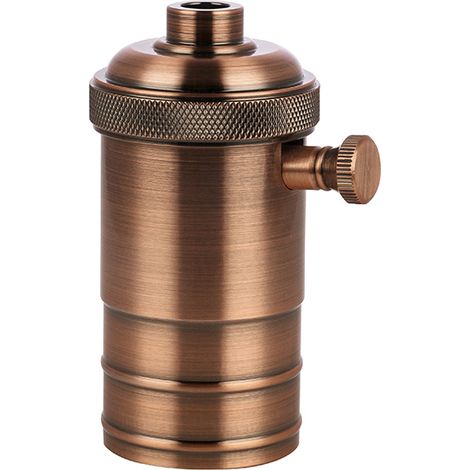 Portalámparas E27 con Interruptor Regulador Vintage Cobre 38 x 70 mm