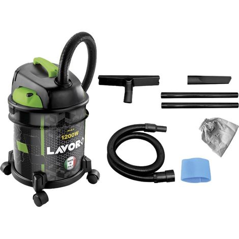 Trade Shop - 1200w Lavor Wash Rudy 1200s Cubo De 20 Litros Para Sólidos Y Líquidos - (1/4)