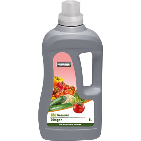 Primaster Bio Flüssigdünger 1 l für Gemüse, Tomaten, Paprika, Chili Dünger