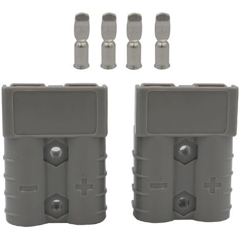 Connecteur Anderson pour Charger et alimenter Paire Mâle et Femelle AMH 50A 600V (1/5)
