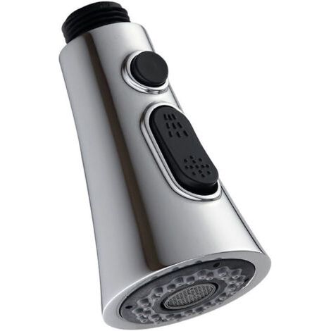 Douchette de rechange pour robinet de cuisine, tête de douchette 3 fonctions, buse extractible G1/2 pour robinet de cuisine, tête de douchette de rechange pour robinet de cuisine (1/4)