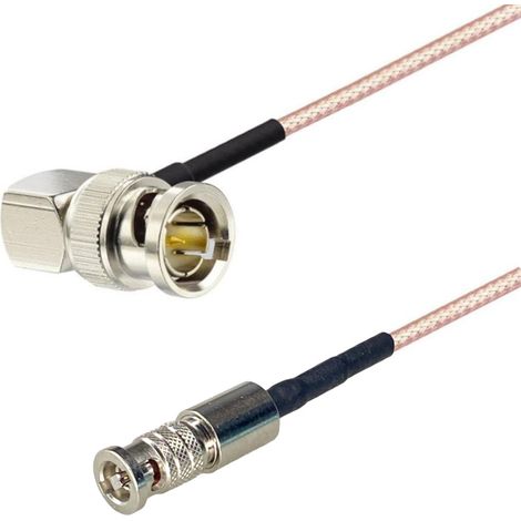 Cavo SDI con connettore BNC RA / mini BNC 75 ohm 1 m