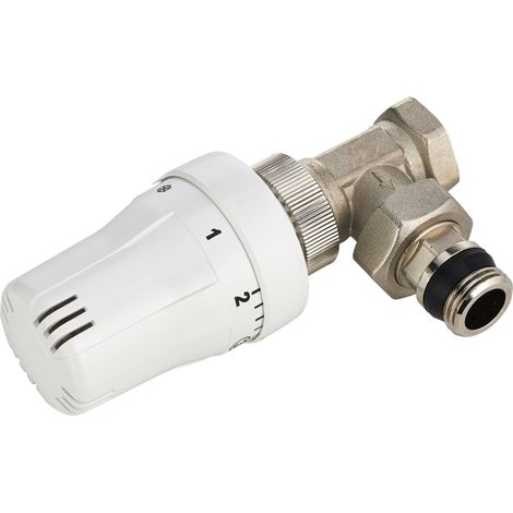 Noyon & Thiebault – Robinet thermostatique pour radiateur à eau – Tête thermostatique – Équerre 12x17 (3/8) – Conforme norme EN215