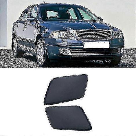Tapa de la boquilla del lavafaros del parachoques delantero para Skoda Octavia Mk2 2004-2008 1Z0955109 1Z0955110 - Edición JZ 0618 (1/4)