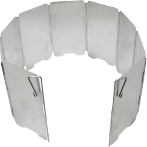 Pare-Vent pour RéChaud De Camping Pare-Brise Pliable à 9 plaques for réchaud de Camping en Plein air, gaz Alliage d'aluminium, équipement Coupe-Vent (1/5)