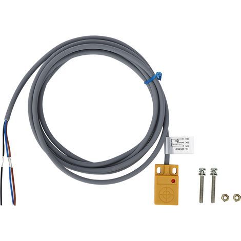 BERM – Näherungsschalter, induktiv, ABS-Gehäuse, DC 12–24 V, 3-adrig, PNP, Schließer, 5 mm (1/5)