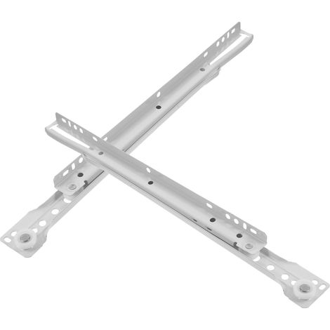 Mipcase Lot de 2 glissières à roulement pour clavier, extension bureau (1/5)