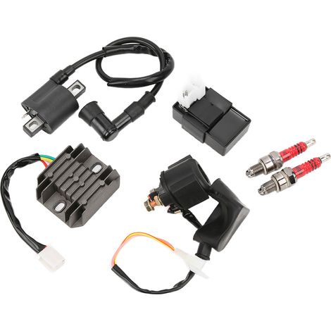 Kit de remplacement bobine d'allumage, allumeur CDI et régulateur pour quad chinois à moteur vertical CG150cc, 200cc et 250cc (1/5)
