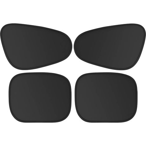 parasoles para coche, película electrostática, 99% de protección UV, aislamiento térmico, ventanas laterales y traseras, sedán/crossover (1/4)