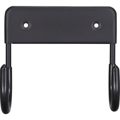 Soporte de pared para tabla de planchar, organizador para tabla de planchar, soporte para colgar en la pared del lavadero, gancho para tabla de planchar (negro)