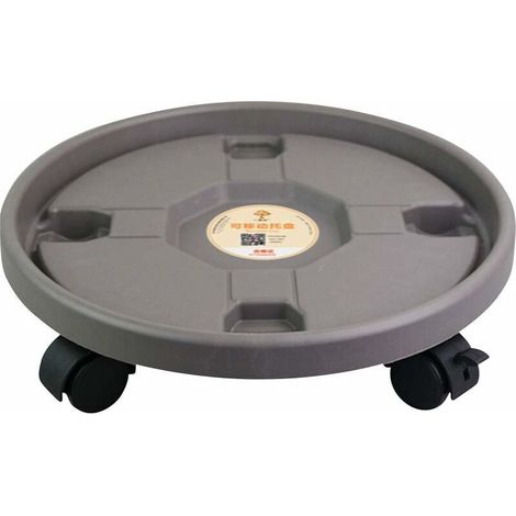 Chariot De Plantes Porte Plante A roulettes Support De Pot De Fleurs, avec Roues, Support De Plantes À roulettes Et De Plante en Plastique Chariot, Porte Plante pour L'intérieur + L'e