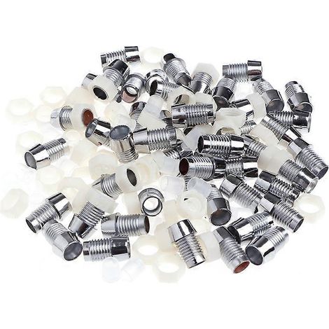 Kit de 50 douilles LED 5 mm assorties, avec cadre et joint pour diodes LED. (1/5)