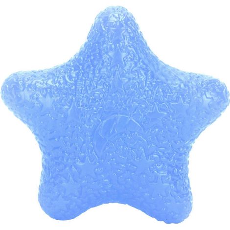 Balle de massage élastique en forme d'étoile pour les mains, massage des doigts, entraînement des poignets, soulagement du stress, balle anti-stress, bleue YMMR (1/5)