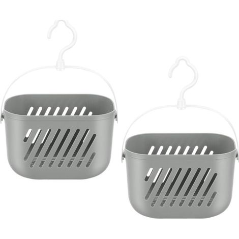 Paniers de rangement suspendus en plastique KICHOUSE , lot 2 , au design pratique pour la cuisine et (1/5)
