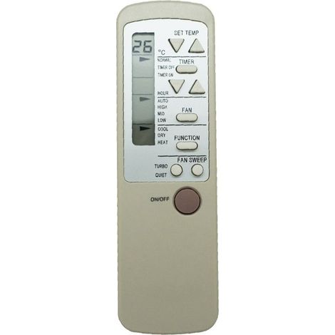 Télécommande Universelle Climatiseur Compatible Haier Modèles CAR-13PUN et CAR-13PVU - (1/4)