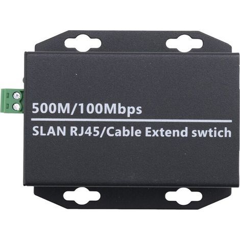 1 PièCes D'Extension IP Ethernet sur Kit RéSeau Coaxial HD Extension de Transmission par Câble Coaxial EoC pour CaméRas de VidéOsurveillance de (1/4)