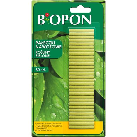 FERTILIZZANTE - BASTONCINI FERTILIZZANTI PER PIANTE VERDI, 30 PEZZI - BR BIO-1125