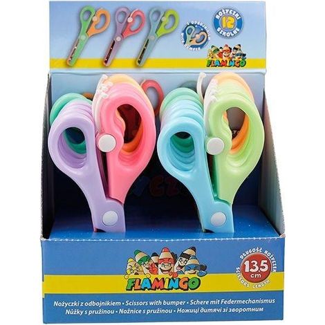 Ciseaux avec butée 13,5 cm (12 pièces)