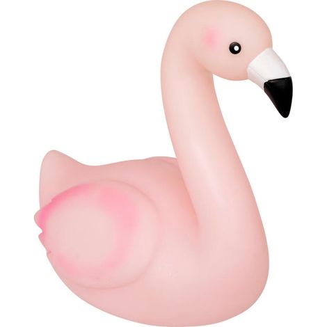 Veilleuse Enfant à Piles "Flamant Rose" 14cm Rose (1/4)