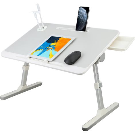 Sofa-Endstück,Klappbarer Laptop-Tisch Schwarz Bettplatte,Beistelltische (1/5)
