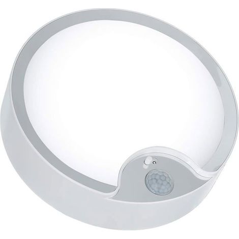 Plafonnier LED avec détecteur de mouvement, lampe de plafond intérieure ultra-lumineuse à piles, 18,3 cm, 300 lm, lumière du jour (1/5)