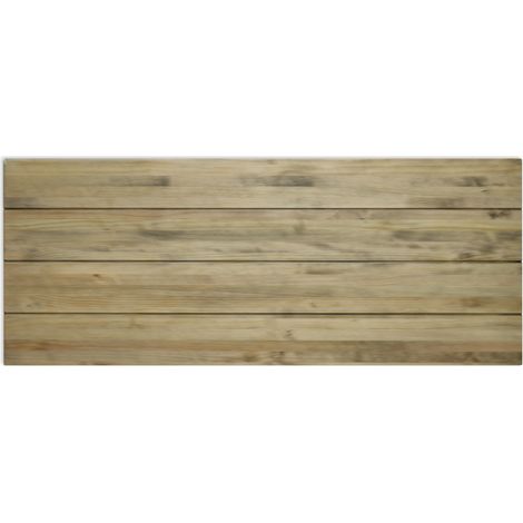 Cabecero 150x60cm 4 Horizontales en madera con acabado vintage (1/5)