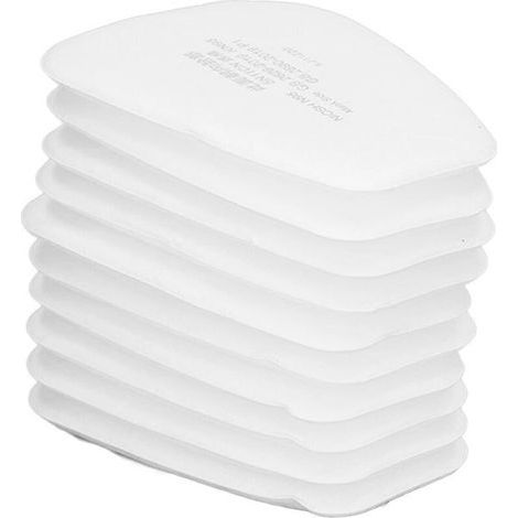 50 Pièces 5N11CN Filtre Multicouche Structure Filtre à Particules pour 6100 6200, 6800, 7502 Série Gaz Respirateur Couverture (1/4)