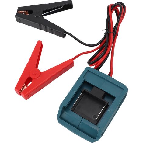 Démarreur de voiture portable pour batterie 18V avec pinces crocodiles (1/5)