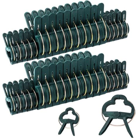 100 pinzas para plantas trepadoras, pinzas para tomates, pinzas para plantas, pinzas para tomates (2 tamaños)
