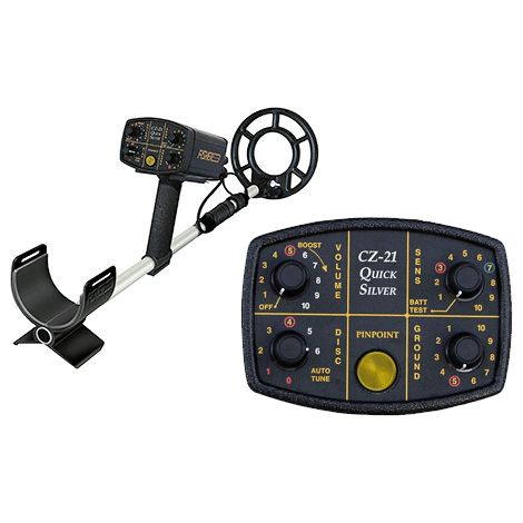 Fisher CZ21 metal detector Subaqueo 5 -15 khz piastra concentrica 8"