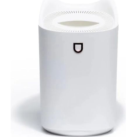 (Blanc) Humidificateur à brume froide à double buse de grande capacité, capacité de 3 litres, arrêt automatique. (1/5)