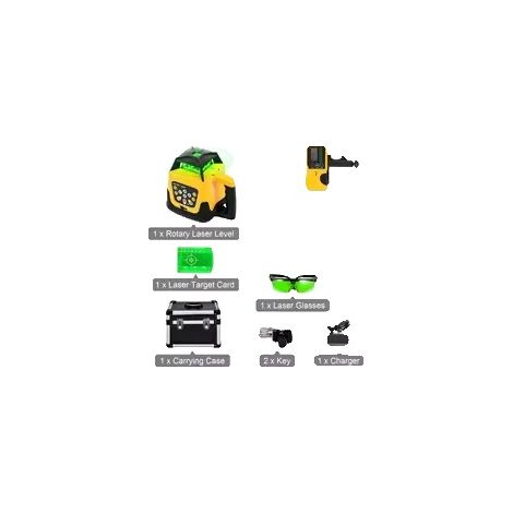 Livella laser rotante, funzione autolivellante, ampio raggio di misurazione, raggio verde 1, spina UE 220V-240V-b (1/2)